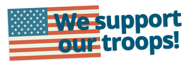 we support our Troops